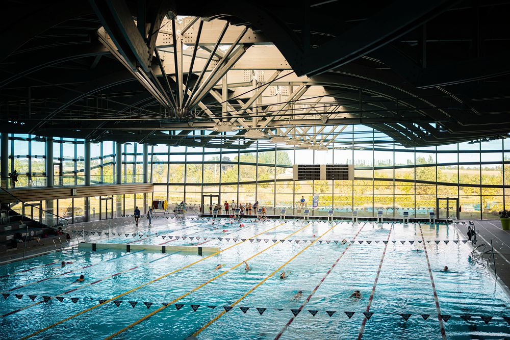 La piscine olympique.